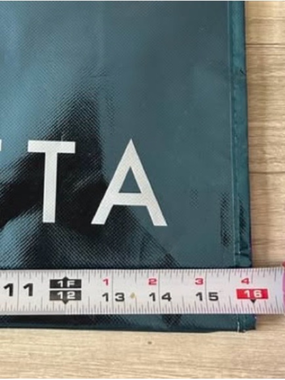 Athleta metallic blue tote bag